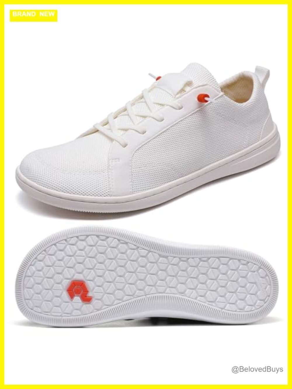 FEFELUIS Wide Toe Box Barefoot Shoes Zero Drop Sole Slip-Ons